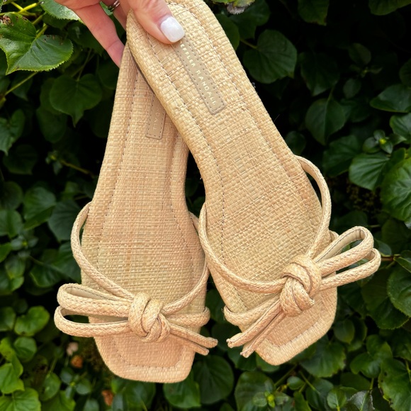 Loeffler Randall Hadley Natural Bow Sandal - Picture 7 of 14